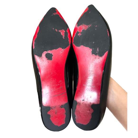 Christian Louboutin Cora Front Heart Flats 40 - Picture 7 of 11